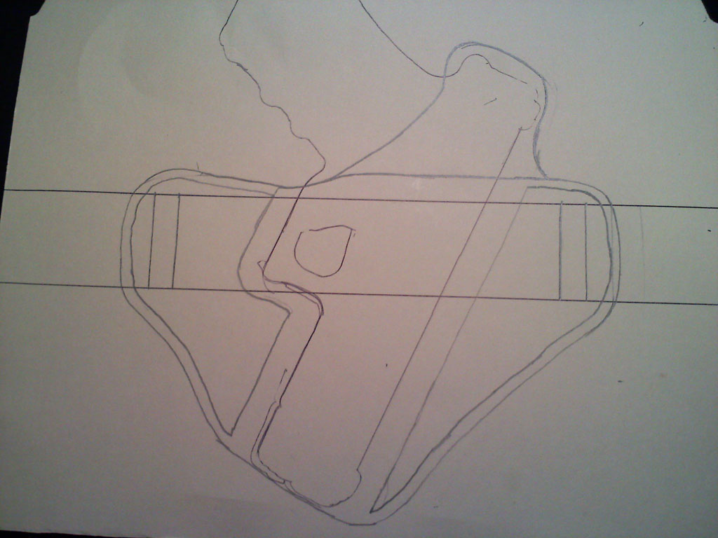 Pancake Holster Pattern Gun Holsters, Rifle Slings and Knife Sheathes